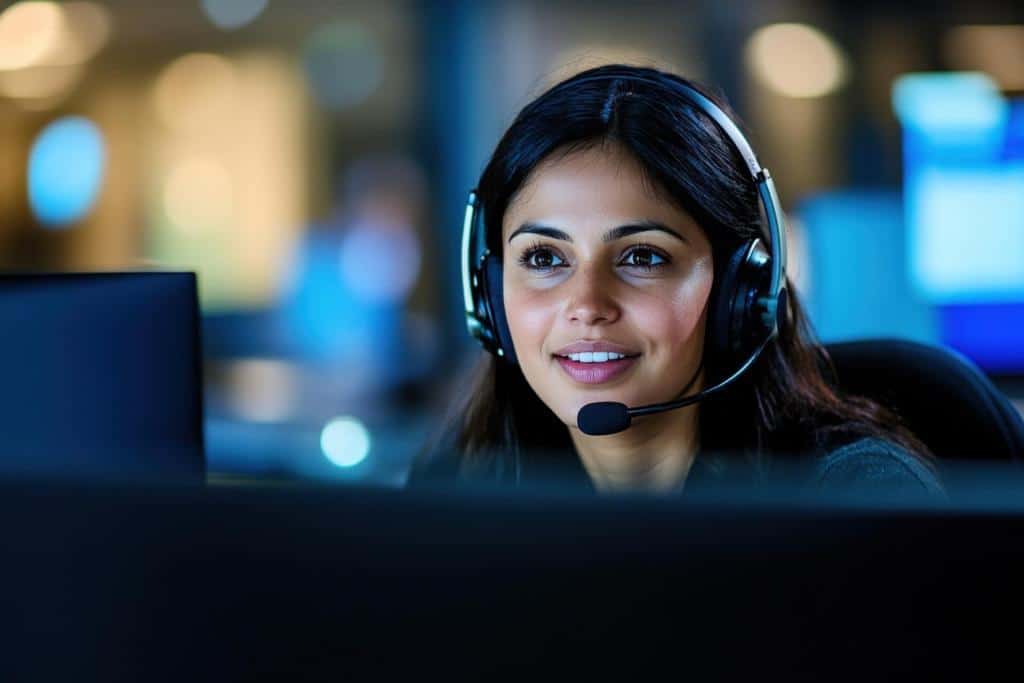 Support engineer answering a help desk ticket outside normal business hours.